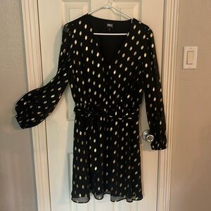 Black and Gold Dress, size medium